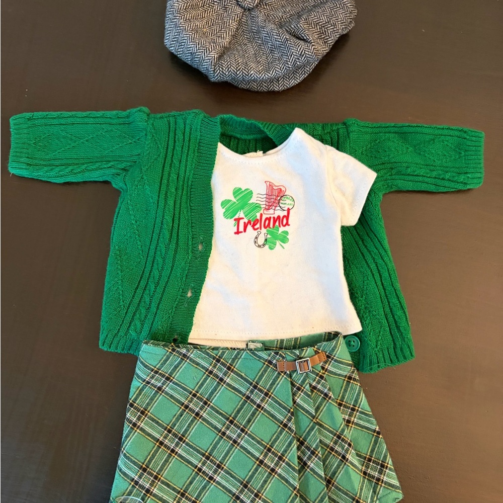 American Girl Doll Irish Outfit Set
